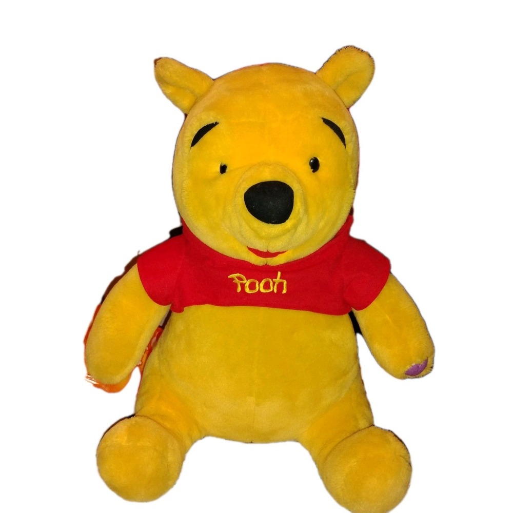 Vintage Mattel Winnie the Pooh Plush Large Jumbo 21" Stuffed animal Smoke Free